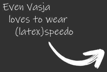 Even Vasja loves speedos